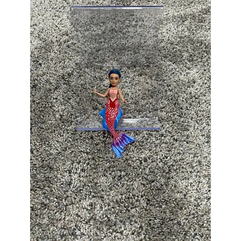 Mini Doll Lego Friends Unisex Red Excellent Mermaid Glitter Tail Blue Hair OS