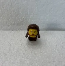 LEGO Minifigure Head And Hair Yellow Qui-Gon Jinn Jedi