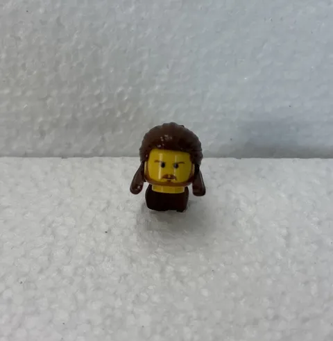 LEGO Minifigure Head And Hair Yellow Qui-Gon Jinn Jedi