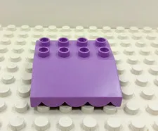 Lego Duplo Item Awnings/Roofing (1) purple