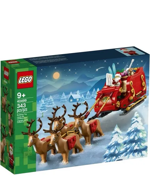 LEGO Santa's Sleigh 40499 Christmas Reindeer Holiday Set New Factory Sealed