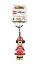 New LEGO Disney Minnie Mouse Minifigure Key Chain 5 inches NWT Polka Dots