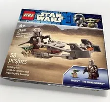 LEGO® Mandalorian Grogu Minifig Speeder Bike Star Wars (Set 75436)