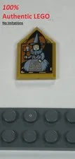 LEGO NEW 2x3 Pearl Gold Tile Elizabeth Burke Portrait (1x) 616282 Brick 35341