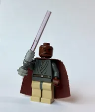 Lego Light-Up Mace Windu Minifigure Star Wars 7261 trans purple sw0133 lot rare