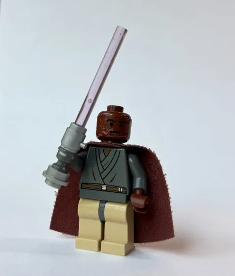 Lego Light-Up Mace Windu Minifigure Star Wars 7261 trans purple sw0133 lot rare