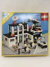 Vintage LEGO 6386 Police Command Base Empty Box Legoland Town System 1986