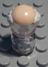 Lego figure accessories bald with hair white for man from Harry Potter
