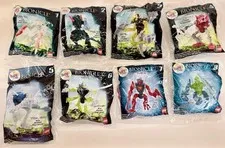 LEGO Bionicle Mistika 2008 McDonald’s Complete Set of 8 Sealed Happy Meal Toys