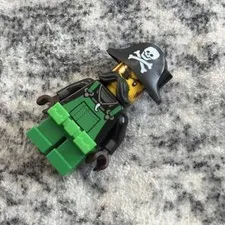 LEGO City Minifigure Crook Snake Rattler (cty1367) 60315 Overalls Pirate Hat