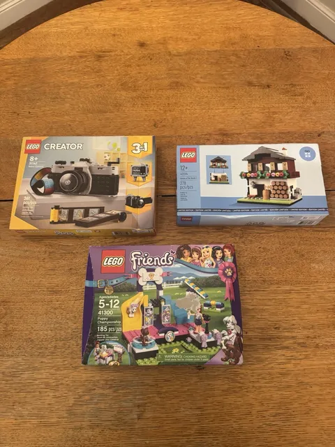 LEGO Lot of 3 Sets Friends, Creator, and Limited Edition Houses of the World
