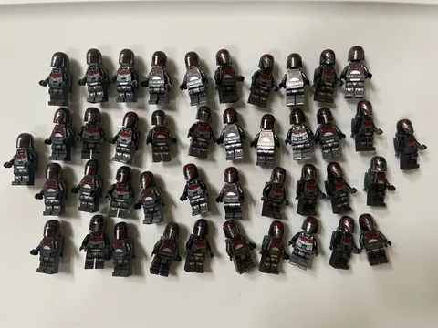 LEGO Star Wars Mandalorian Super Commando Minifigure Army LOT of 42 75449 NEW