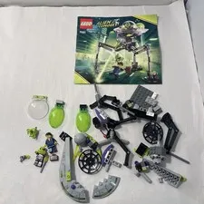 LEGO Space Alien Conquest 7051 Tripod Invader w/ Mini-Figs & Instructions As-Is