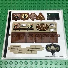 LEGO Sticker Sheet for Set 76388 Sheet #2 Hogsmeade Village Visit New Authentic