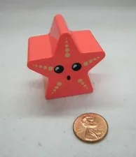 Lego Duplo STAR FISH w/ FACE Peach Coral Color Sea Creature Ocean STARFISH