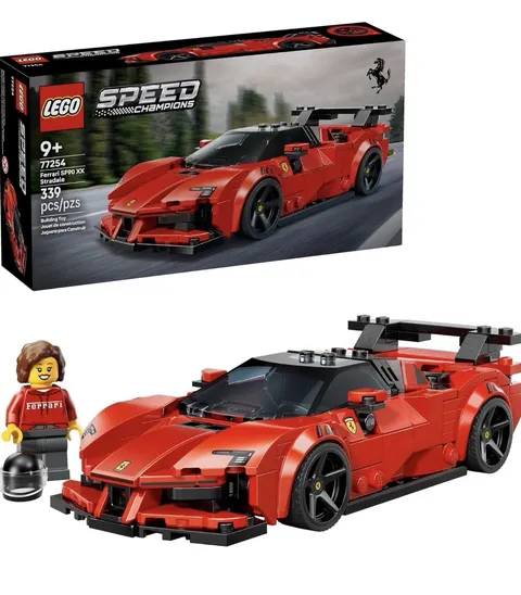 LEGO Speed Champions Ferrari SF90 XX Stardale Sports Car Building Toy for Kids