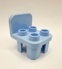 Lego Duplo Furniture Pale Blue Chair