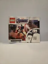 LEGO Marvel Avenger's Captain America Mech 76168 Instruction Guide MANUAL ONLY