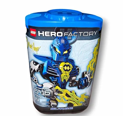 LEGO Hero Factory 7169 Mark Surge 2010 Retired Sealed Canister 19 Pieces