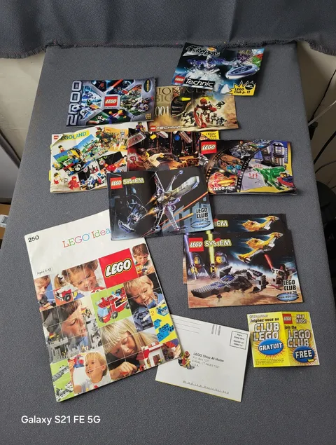 LEGO Ideas Catalog Booklet 250 (1987) Vintage Illustrated English/French