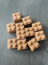 LEGO 3003 Medium Nougat Brick 2 x 2 - 11 Pieces
