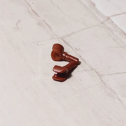 New LEGO Brown Hands Reddish Brown Lot of 2 Right Left Set pair African American