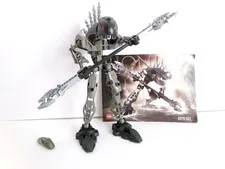 LEGO BIONICLE Rahkshi Vorahk (8591) w/ Instructions, No Canister, Replaced Parts