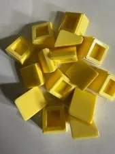 LEGO- NEW- #54200-BRIGHT LITE YELLOW- SLOPE 1 X 1 X 2/3 -25 PIECES