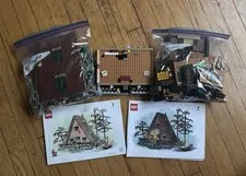 LEGO Ideas A-Frame Cabin 21338 Set 2082pcs Age 18+ Without Box