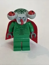 LEGO Space Police 3 Alien SQUIDMAN Minifig Green Monster Squid Man Red Cape 5980