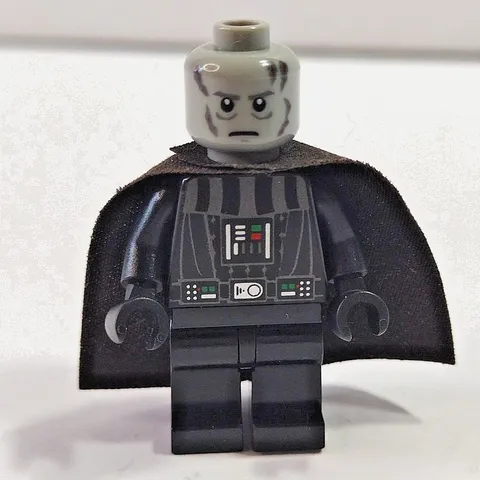 Darth Vader White Pupils sw0277 LEGO® Star Wars Minifigure w/ Cape Only