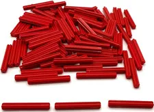 Lego 100 New Red Technic Axles 4L Parts