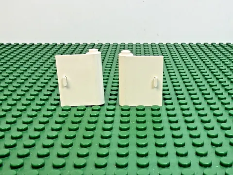 2x LEGO White Door 1 x 3 x 3 Left & Right 7034 # 3190 3191