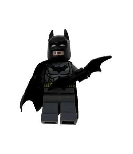 LEGO Minifigure sh151 Batman Spongy Cape Gold Belt Super Heroes