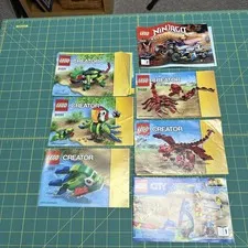 lego 31031 ,31032 creator, Lego City 60153, Lego Ninjago 70639 Manual Only