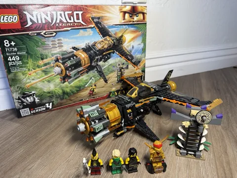 LEGO NINJAGO: Boulder Blaster (71736) 100% COMPLETE, All Minifigs + Box & Set