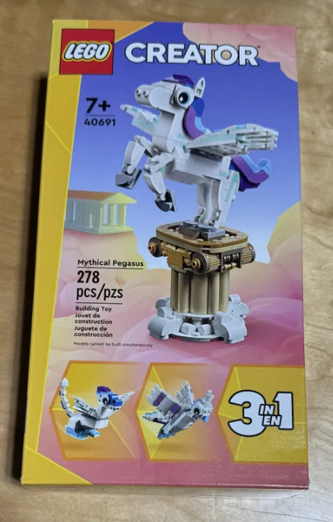 LEGO 40691 Mythical Pegasus GWP 3 in 1 278pcs NEW Sealed Fantasy Display Set