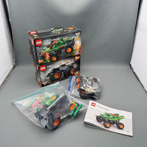 LEGO Technic Monster Jam 42149 Dragon & 42119 Max-D Lot Open Box Set
