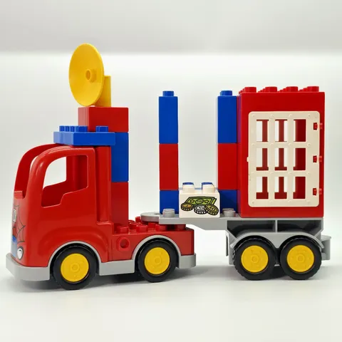 Lego Duplo Marvel Spider-Man Truck & Trailer Retired Incomplete Set 10608 Read!!