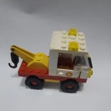 Lego Town – 6628 Shell Tow Truck – Complete - Vintage Set – 1981