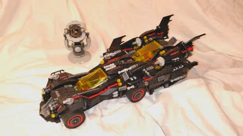 LEGO Batman Movie: The Ultimate Batmobile 70917. Used Almost Complete. No Figs
