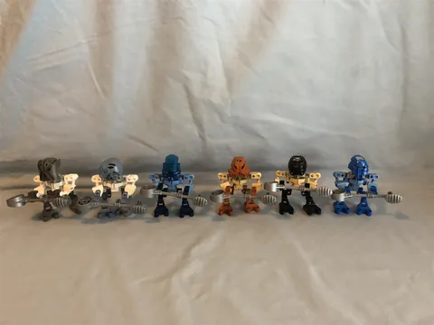 LEGO Matoran of Mata Nui VINTAGE BIONICLE 8581 8582 8583 8584 8585 8586 Complete