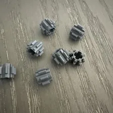 LEGO Gear with 8 Teeth Type 1 (3647) 7 Pieces Dark Gray