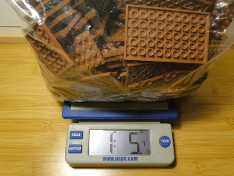 LEGO Tan Brown Flat Plate Lot 1# 6oz 4x4 6x8 2x10 2x8