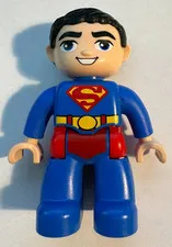 LEGO DUPLO Superman Figure DC Comics Superhero Minifigure
