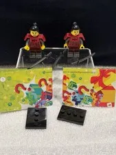 LEGO Minifigures Series 13 Samurai Warrior Lady 2 Missing A Sword Baseplate