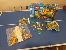 LEGO CITY: Jungle Cargo Helicopter (60158) Pre-Owned Opened Box