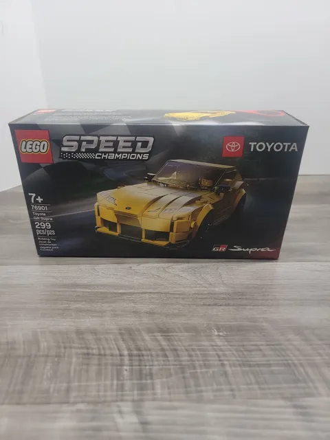 LEGO Speed Champions Toyota GR Supra Set 76901, 299 Pieces Complete Set