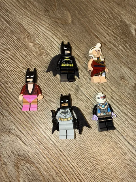 LEGO Batman Minifigure Lot - Lobster Lov’N Batman, King Tut, Mr Freeze, Etc