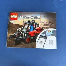 Lego Technic Skid Steer Loader Manual ONLY 42116
